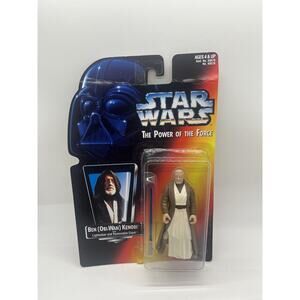 Star Wars Power of The Force Red Card Ben Obi-Wan Kenobi Kenner Figure